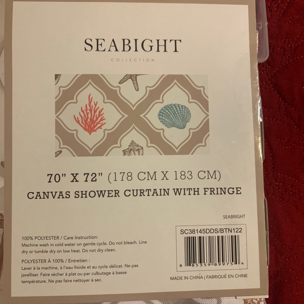 New Bathroom shower curtain